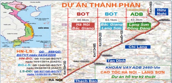 Gói thầu B1- Xây dựng ĐCT Hà Nội - Lạng Sơn
